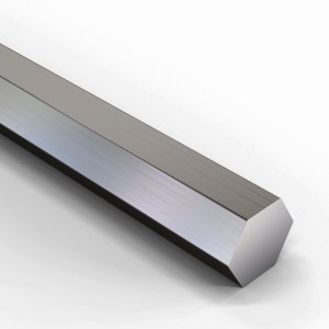 Aluminium zeskantstaf