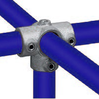 T-Stuk met zij-uitgang Easyclamp (Type 24)