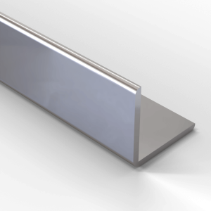 Aluminium hoekprofiel met 3 afgeronde hoeken