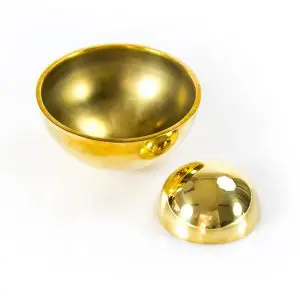 Halve Holle Bollen Messing