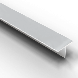 Aluminium geanodiseerd T-profiel