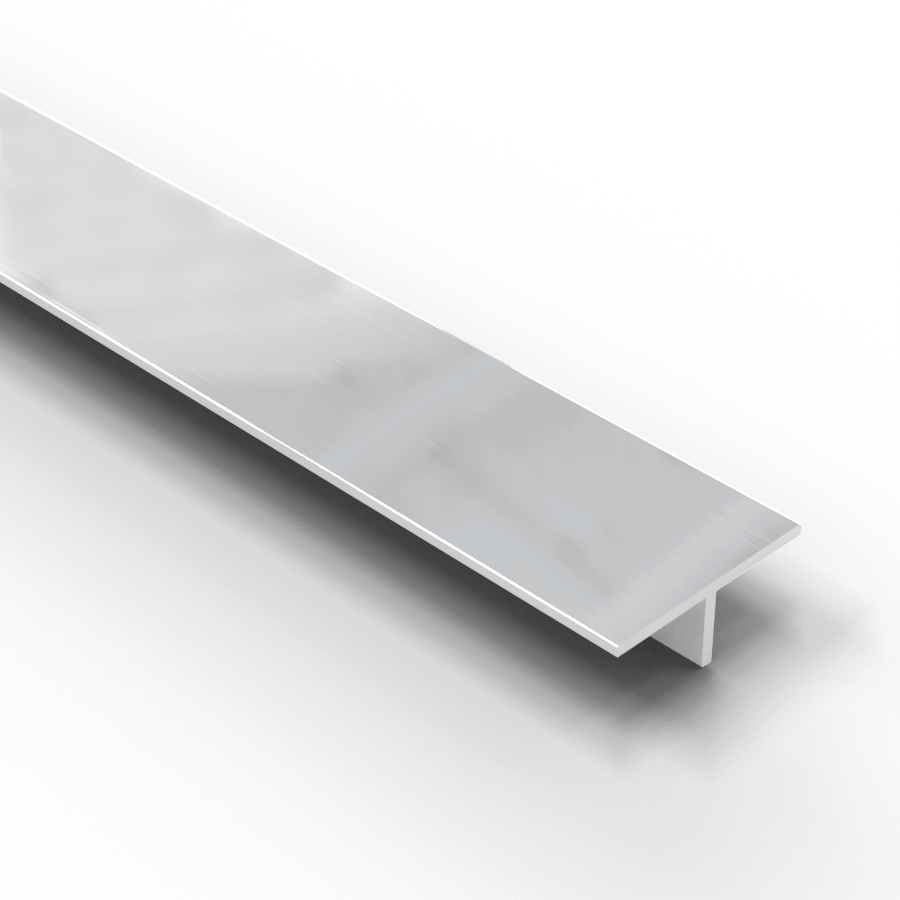 Aluminium T-profiel ongelijkzijdig