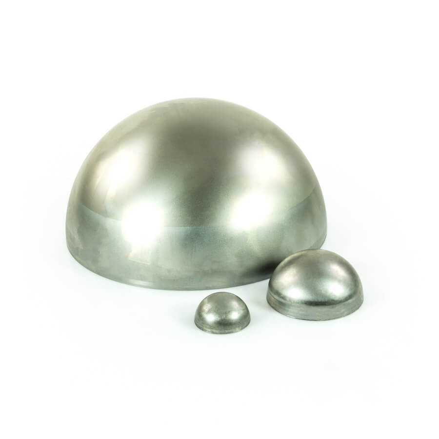Halve holle bollen RVS