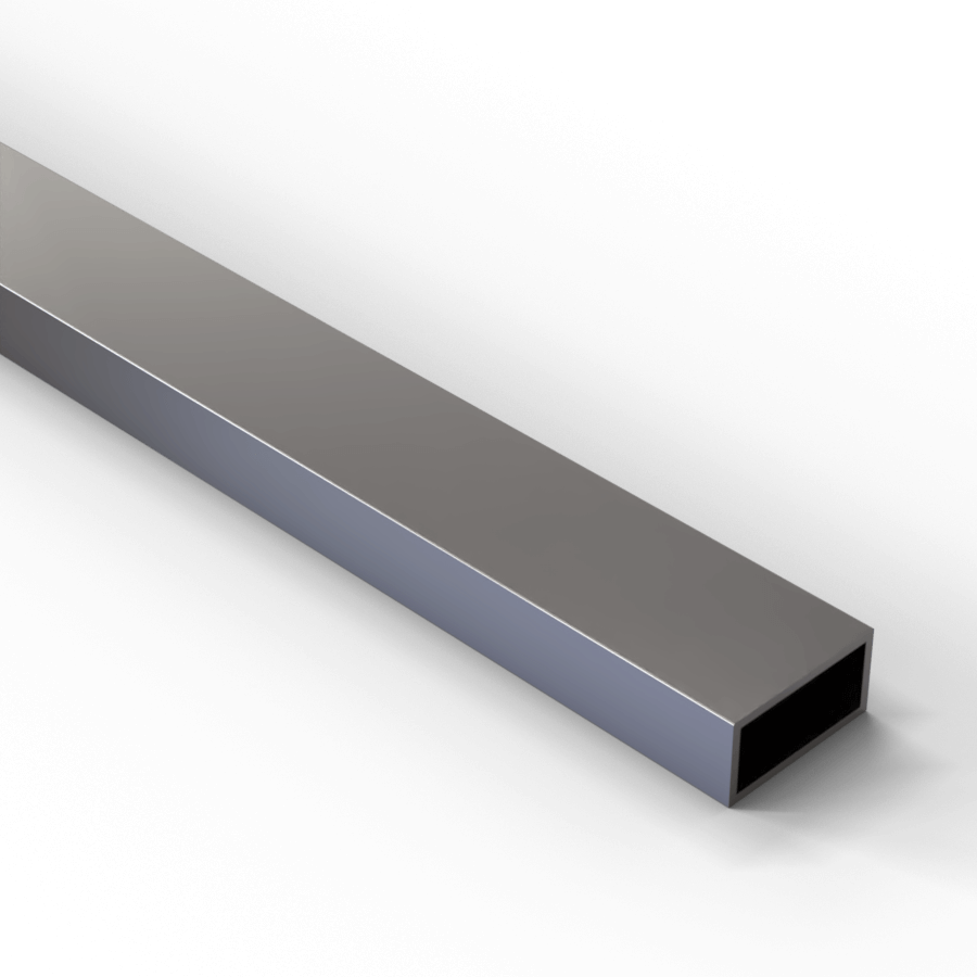 Aluminium geanodiseerd rechthoekige buis