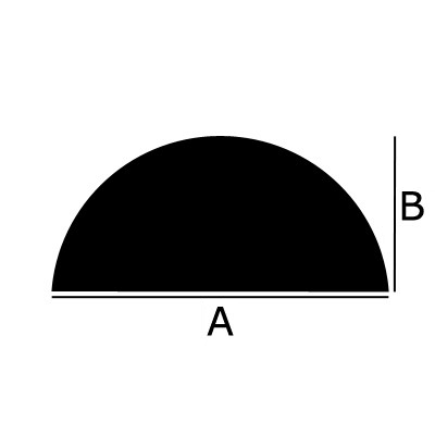 RVS 316 halfrondstaf - Afbeelding 2