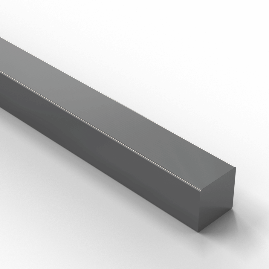 Staal vierkantstaf blank