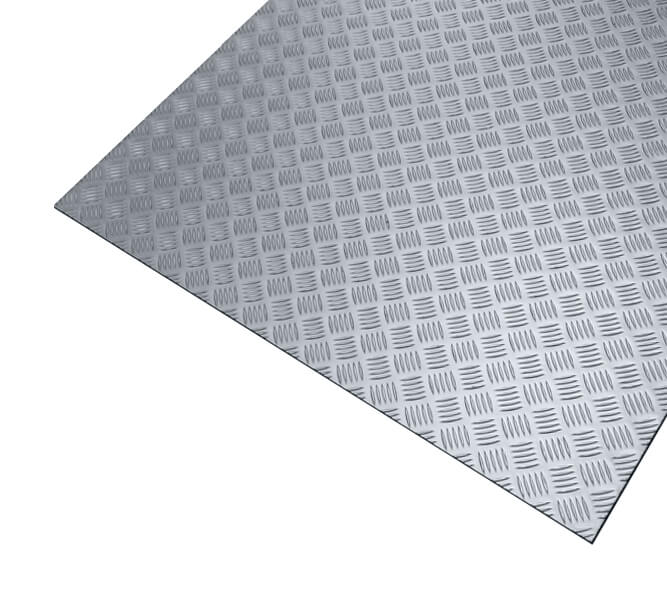 Aluminium traanplaten 5-traans gebeitst