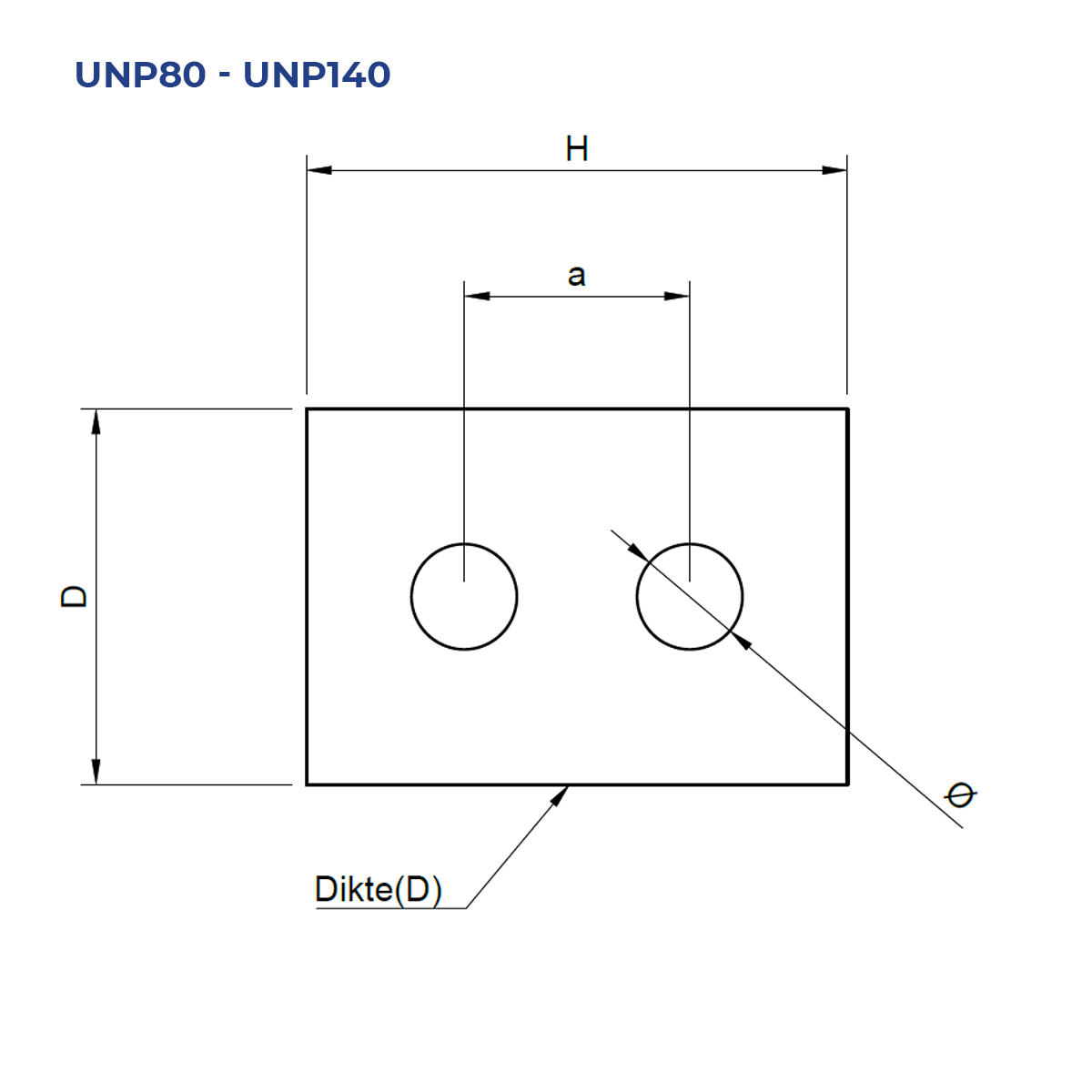 Constructiebalk UNP Kopplaat - Afbeelding 2